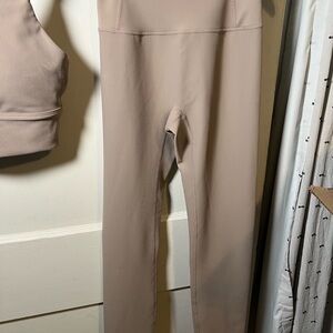 Til You Collapse Taupe High-Waisted Leggings
